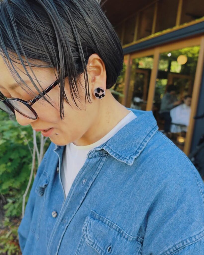 dark grayは色落ちも楽しめる