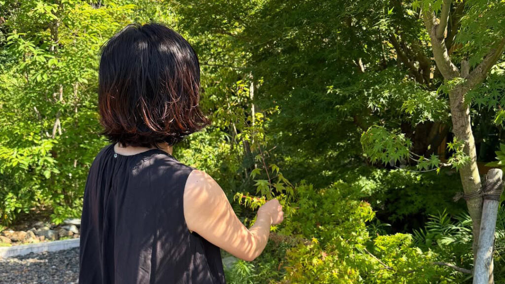 自然が大好きなお客様🌳