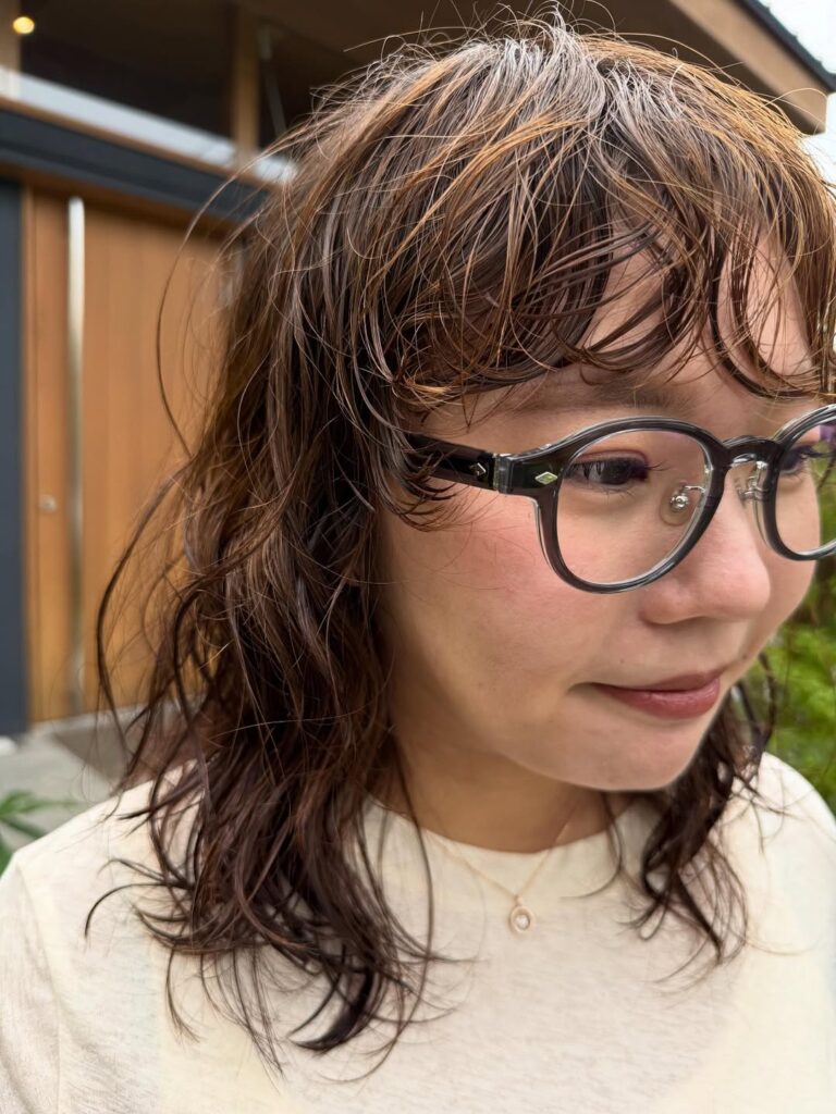 なるちゃん 人生初パーマ💓💓