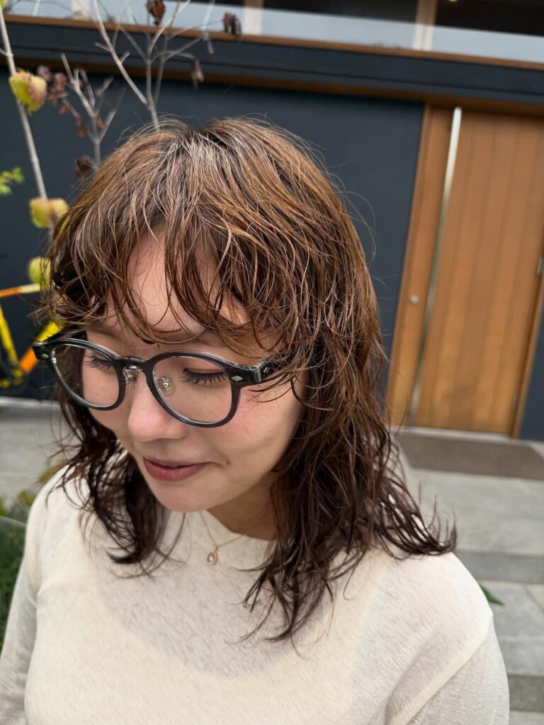 なるちゃん 人生初パーマ💓💓