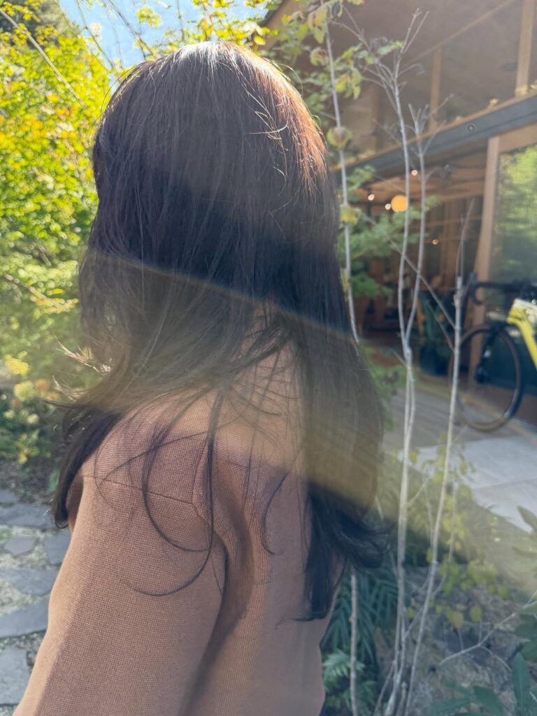 ロングヘア似合うなー😮‍💨🩵