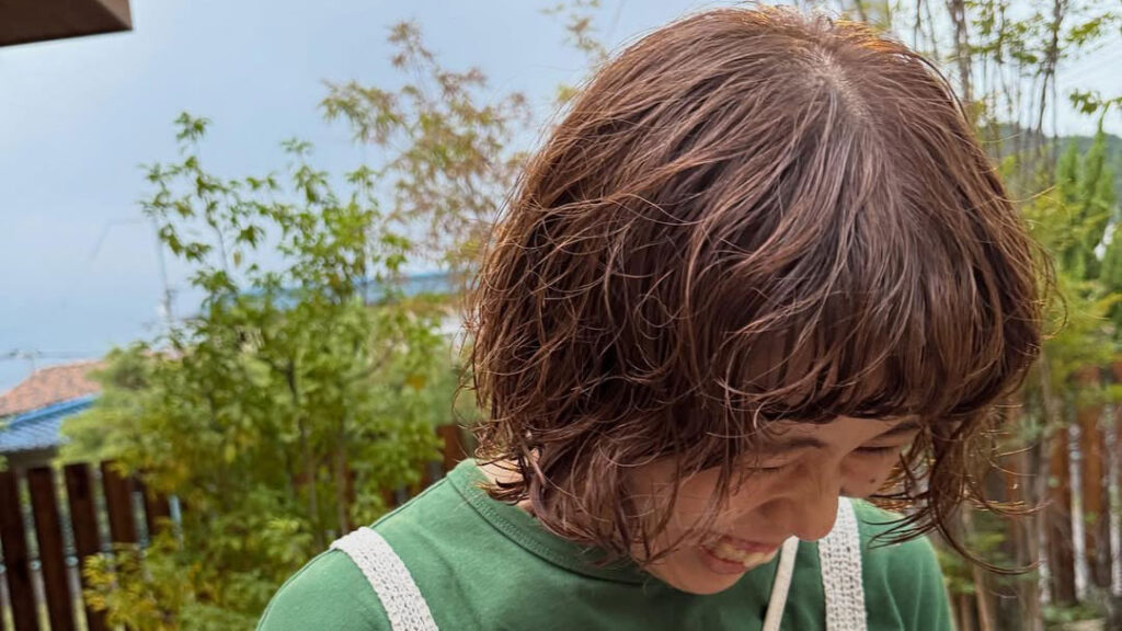 くくれる長さがあった方がラクだし〜