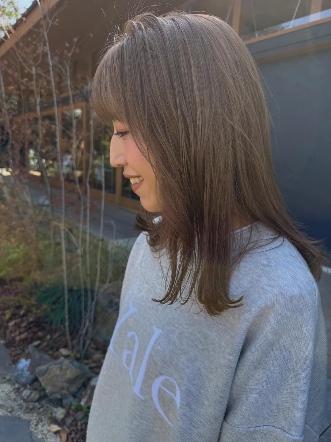 リタッチブリーチしてオンカラー